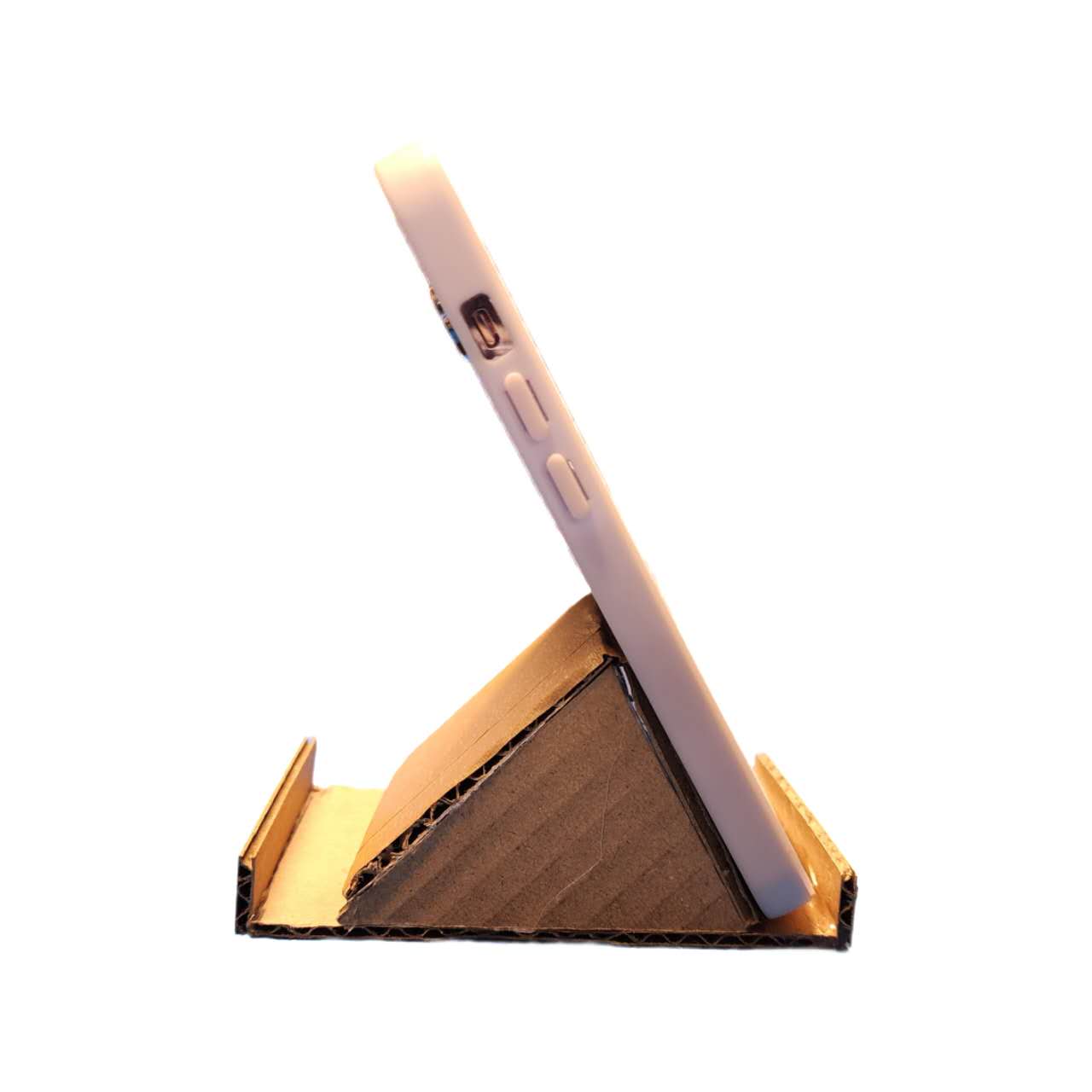 In the refined version, the phone sits perfectly at eye level, making it convenient for users who enjoy watching movies.